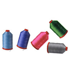 different color spools of thread