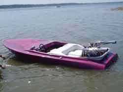 Fiberglass boat seats.