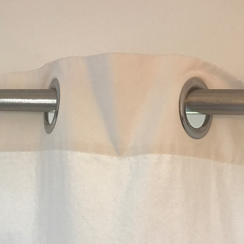 Grommets used for hanging up drapery